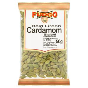 Fudco Bold Green Cardamom spice 50g - British product