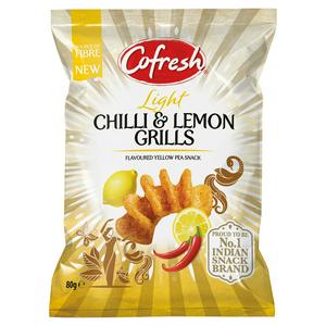 Cofresh Light Chilli & Lemon Yellow Pea Snack 80g