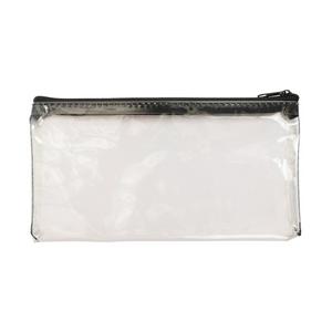 Sainsbury's Home Clear Pencil Case Black Zip 15cm (British brand)