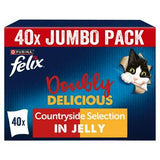 Felix Doubly Delicious Countryside Selection Wet Cat Food 40 x 85g