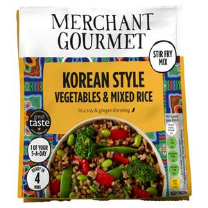 Merchant Gourmet Korean Style Vegetables Mixed Grains Frozen Rice Mix 400g