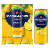 San Pellegrino Sparkling Lemon Drink 4 x 330ml (British brand)