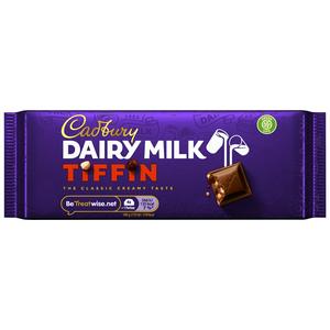 Cadbury Dairy Milk Tiffin 53g chocolate bar - British product