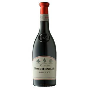 Boschendal Shiraz red wine bottle - British product