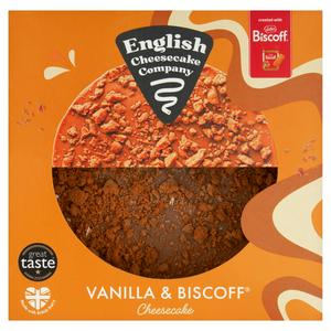 English Cheesecake Company Cheesecake Vanilla Biscoff 484g - British product