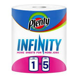 Plenty Infinity Kitchen Roll 375 Sheets, imported from the UK