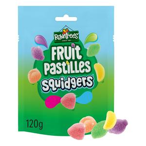 Rowntree's Squidgers fruit pastilles 120g, imported from the UK
