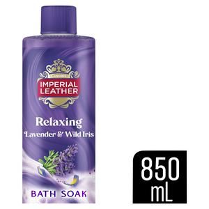 Imperial Leather Relaxing Bath Soak 850ml, imported from the UK