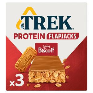 Trek Biscoff Protein Flapjack 3 x 50g (British brand)