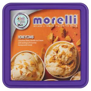 Morelli honeycomb ice cream 950ml, imported from the UK