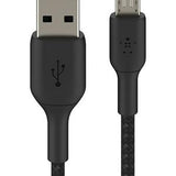 Belkin braided Micro-USB cable black 1m - British product