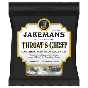 Jakemans Hals & Bryst Lindrende Mentol Pastiller 73g