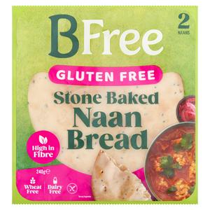 BFree Stone Baked Original Naan Bread 240g - British product