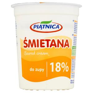 Piatnica soured cream 400g, imported from the UK