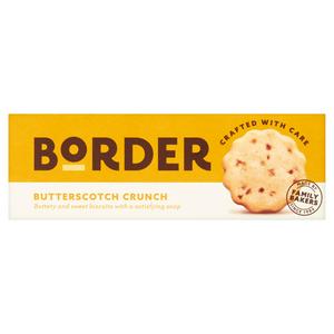 Border Butterscotch sweet biscuits 150g pack made in UK - British product