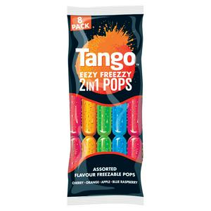Tango Eezy Freezzy Fruit Pops 8 x 75ml (British brand)