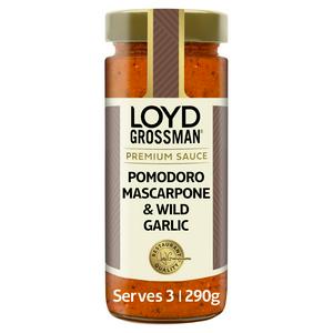 Loyd Grossman Wild Garlic Mascarpone pasta sauce 290g, UK version