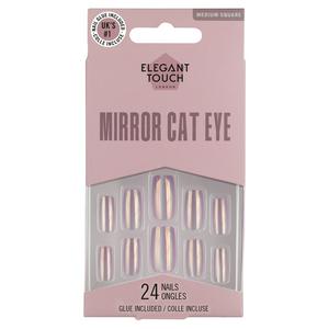 Elegant Touch Medium Cat Eye Nails x24