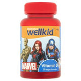Wellkid Vitamin D gummies strawberry 50 count (British brand)