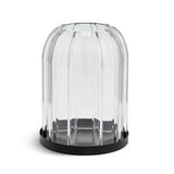 Habitat Ribbed Cloche Tealight Holder Glass 15cm High, UK version