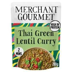 Merchant Gourmet Thai Green Lentil Curry 280g (British brand)