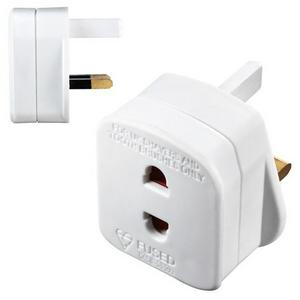 Masterplug Shaver Adaptor White Adapter