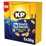 KP Salted Peanuts Multipack x5, imported from the UK