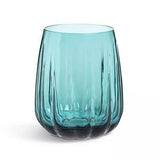 Habitat Teal Japonica Tumbler Glass 350ml, UK version