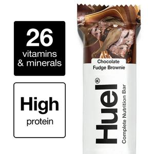 Huel Chocolate Fudge Brownie nutrition bar 55g - British product