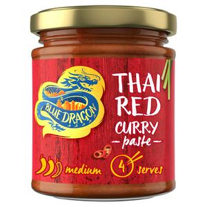 Blue Dragon Thai Red Curry Paste Authentic Ingredients 170g