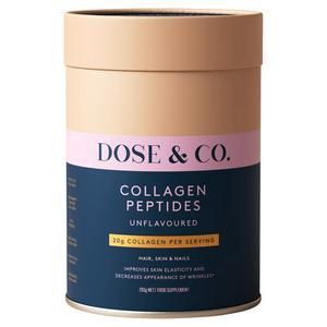 Dose & Co. Collagen Peptides Unflavoured Hair Skin Nails Supplement 283g