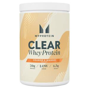 Myprotein clear whey protein orange mango 10 servings, imported from the UK