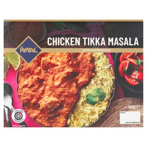 Chicken Tikka Masala with Saffron Rice 400g, imported from the UK