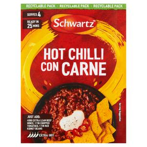 Schwartz Hot Chilli Con Carne Mix Extra Hot 41g (British brand)