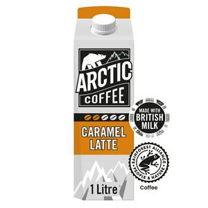 Arctic caramel latte coffee drink 1L - British product