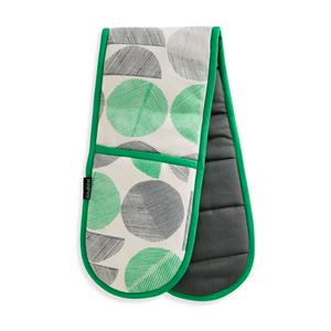 Habitat Linear Circles double oven gloves 92x19cm (British brand)