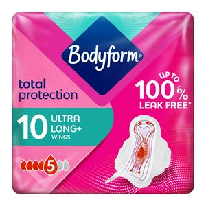 Bodyform Cour V sanitary towels with wings 10 pack - British product