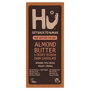Hu Almond Butter and Crispy Quinoa Dark Chocolate Bar 60g, UK version