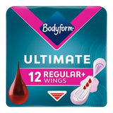 Bodyform Sanitary Towels Ultimate Ultra Regular Wings 12 Pack - British product