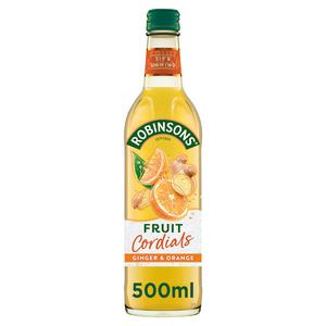 Robinsons Ginger and Orange Fruit Cordial Concentrate 500ml
