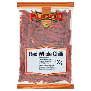 Fudco Red Whole Chilli Dried Chilli 100g