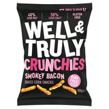 Well & Truly Smokey Bacon Baked Corn Snacks 100g (British brand)