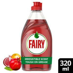 Fairy washing up liquid pomegranate grapefruit 320ml - British product