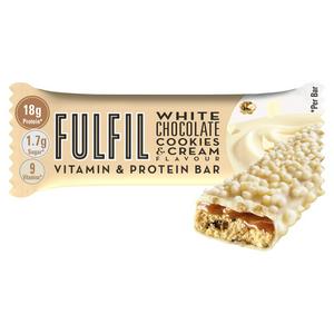 Fulfil White Chocolate Cookies Protein Bar 55g - British product