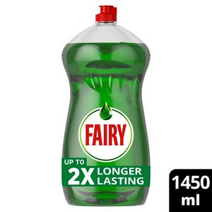 Fairy Original washing up liquid green 1450ml - British product