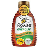 Rowse Energise Honey with Manuka 250g, imported from the UK