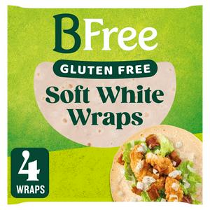 BFree Soft White Wraps Gluten Free 4 Pack - British product