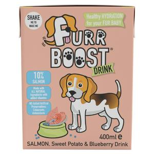 Furr Boost salmon dog drink 400ml - British product