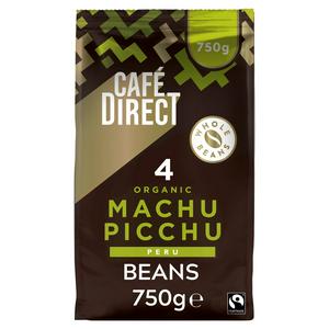 Cafédirect Organic Machu Picchu Peru Coffee Beans 750g - British product