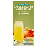 Sainsbury's apple and mango juice drink 1L (British brand)